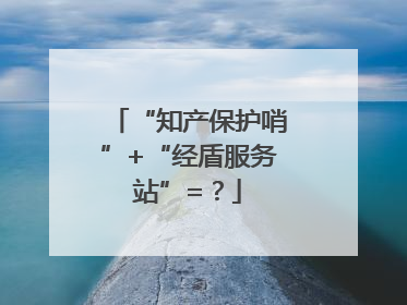 “知产保护哨”+“经盾服务站”=？