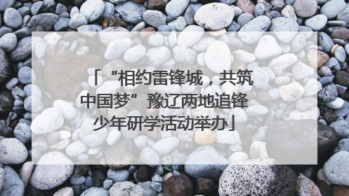 “相约雷锋城，共筑中国梦”豫辽两地追锋少年研学活动举办