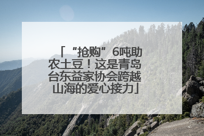 “抢购”6吨助农土豆！这是青岛台东益家协会跨越山海的爱心接力