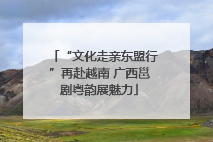 “文化走亲东盟行”再赴越南 广西邕剧粤韵展魅力
