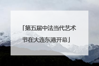 第五届中法当代艺术节在大连东港开幕