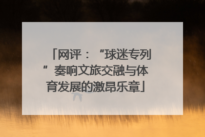 网评：“球迷专列”奏响文旅交融与体育发展的激昂乐章