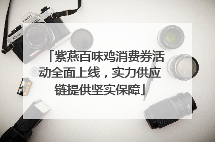 紫燕百味鸡消费券活动全面上线，实力供应链提供坚实保障