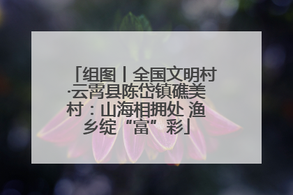 组图丨全国文明村·云霄县陈岱镇礁美村：山海相拥处 渔乡绽“富”彩