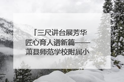 三尺讲台展芳华 匠心育人谱新篇——萧县师范学校附属小学第十三届班主任基本功大赛圆满举办