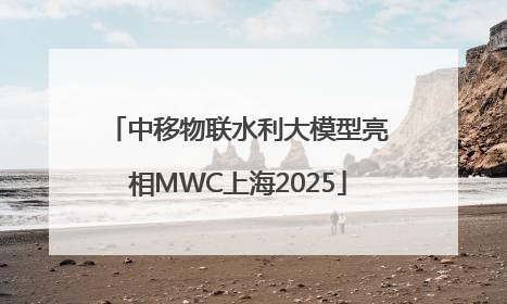 中移物联水利大模型亮相MWC上海2025