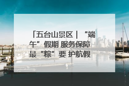 五台山景区｜“端午”假期 服务保障最“粽”要 护航假期“不打烊”