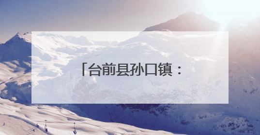 台前县孙口镇：暖心守护践初心 为民服务显担当