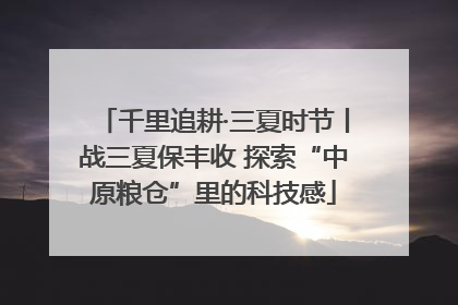 千里追耕·三夏时节丨战三夏保丰收 探索“中原粮仓”里的科技感