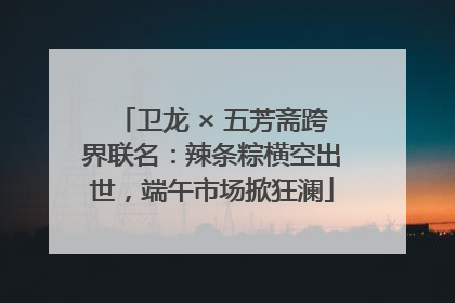 卫龙 × 五芳斋跨界联名：辣条粽横空出世，端午市场掀狂澜