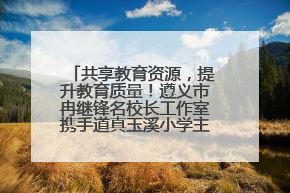 共享教育资源，提升教育质量！遵义市冉继锋名校长工作室携手道真玉溪小学主题研修出新出彩
