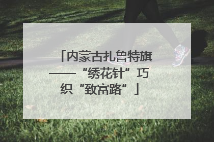 内蒙古扎鲁特旗——“绣花针”巧织“致富路”