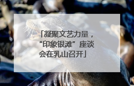 凝聚文艺力量，“印象银滩”座谈会在乳山召开