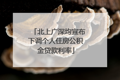 北上广深均宣布下调个人住房公积金贷款利率