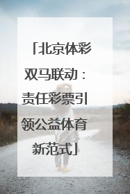 北京体彩双马联动：责任彩票引领公益体育新范式