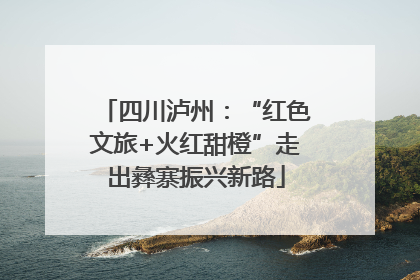 四川泸州：“红色文旅+火红甜橙”走出彝寨振兴新路