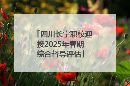四川长宁职校迎接2025年春期综合督导评估