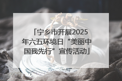 宁乡市开展2025年六五环境日“美丽中国我先行”宣传活动