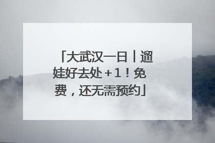 大武汉一日︱遛娃好去处＋1！免费，还无需预约