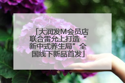 大润发M会员店联合雷允上打造“新中式养生局”全国线下新品首发