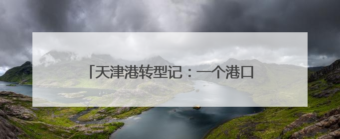 天津港转型记：一个港口的智慧突围与绿色实验