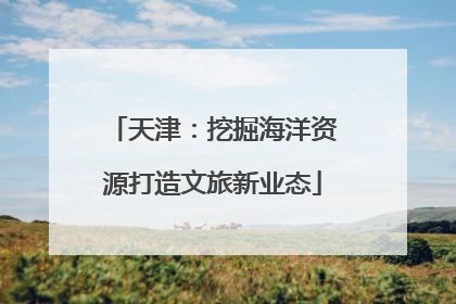 天津：挖掘海洋资源打造文旅新业态