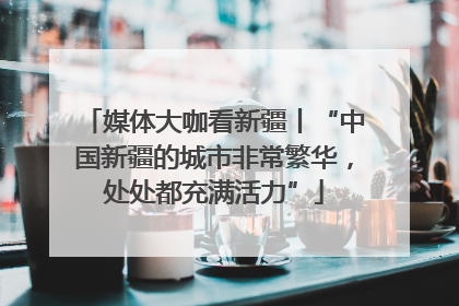 媒体大咖看新疆丨“中国新疆的城市非常繁华，处处都充满活力”