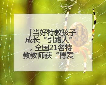 当好特教孩子成长“引路人”，全国21名特教教师获“博爱塑魂奖”表彰