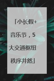 小长假+音乐节，5大交通枢纽秩序井然