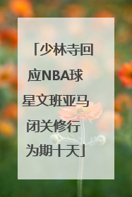 少林寺回应NBA球星文班亚马闭关修行 为期十天
