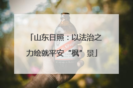 山东日照：以法治之力绘就平安“枫”景