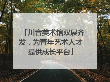 川音美术馆双展齐发，为青年艺术人才提供成长平台