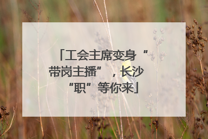工会主席变身“带岗主播”，长沙“职”等你来