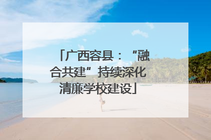广西容县：“融合共建”持续深化清廉学校建设