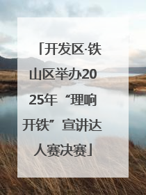 开发区·铁山区举办2025年“理响开铁”宣讲达人赛决赛