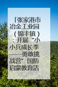 张家港市冶金工业园（锦丰镇）：开展“小小兵成长季——勇敢挑战营”国防启蒙教育活动