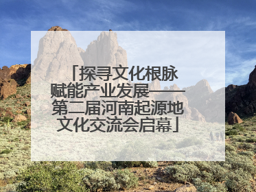 探寻文化根脉 赋能产业发展——第二届河南起源地文化交流会启幕