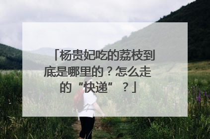杨贵妃吃的荔枝到底是哪里的？怎么走的“快递”？