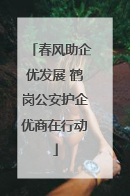 春风助企优发展 鹤岗公安护企优商在行动