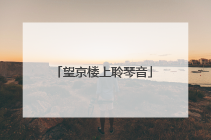 望京楼上聆琴音