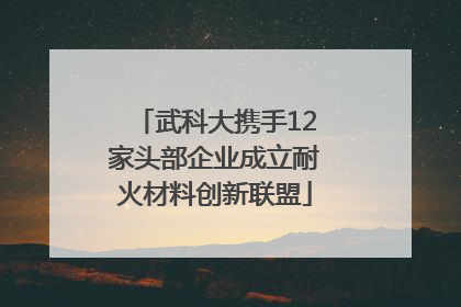 武科大携手12家头部企业成立耐火材料创新联盟
