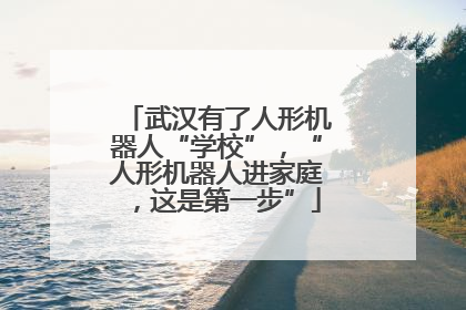 武汉有了人形机器人“学校”，“人形机器人进家庭，这是第一步”
