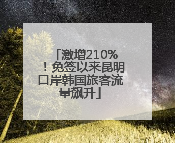 激增210%！免签以来昆明口岸韩国旅客流量飙升