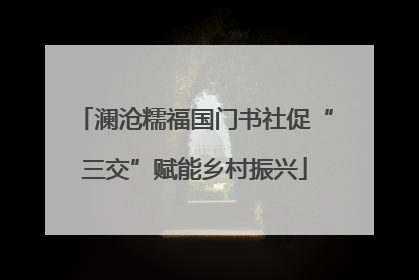 澜沧糯福国门书社促“三交”赋能乡村振兴