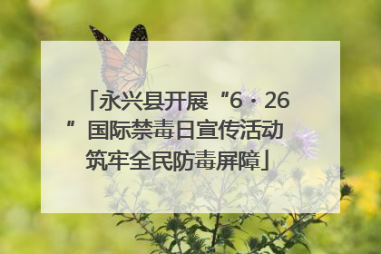 永兴县开展“6・26”国际禁毒日宣传活动 筑牢全民防毒屏障
