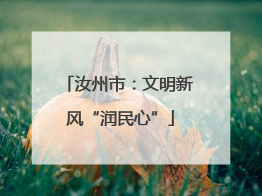 汝州市：文明新风“润民心”