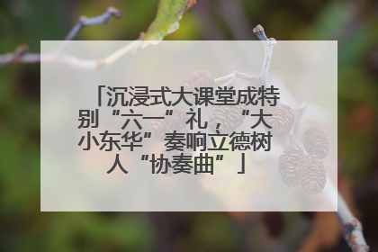 沉浸式大课堂成特别“六一”礼，“大小东华”奏响立德树人“协奏曲”
