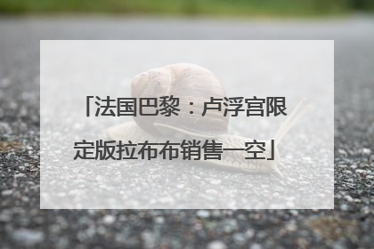 法国巴黎：卢浮宫限定版拉布布销售一空