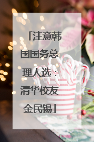 注意韩国国务总理人选：清华校友金民锡