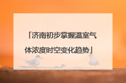 济南初步掌握温室气体浓度时空变化趋势